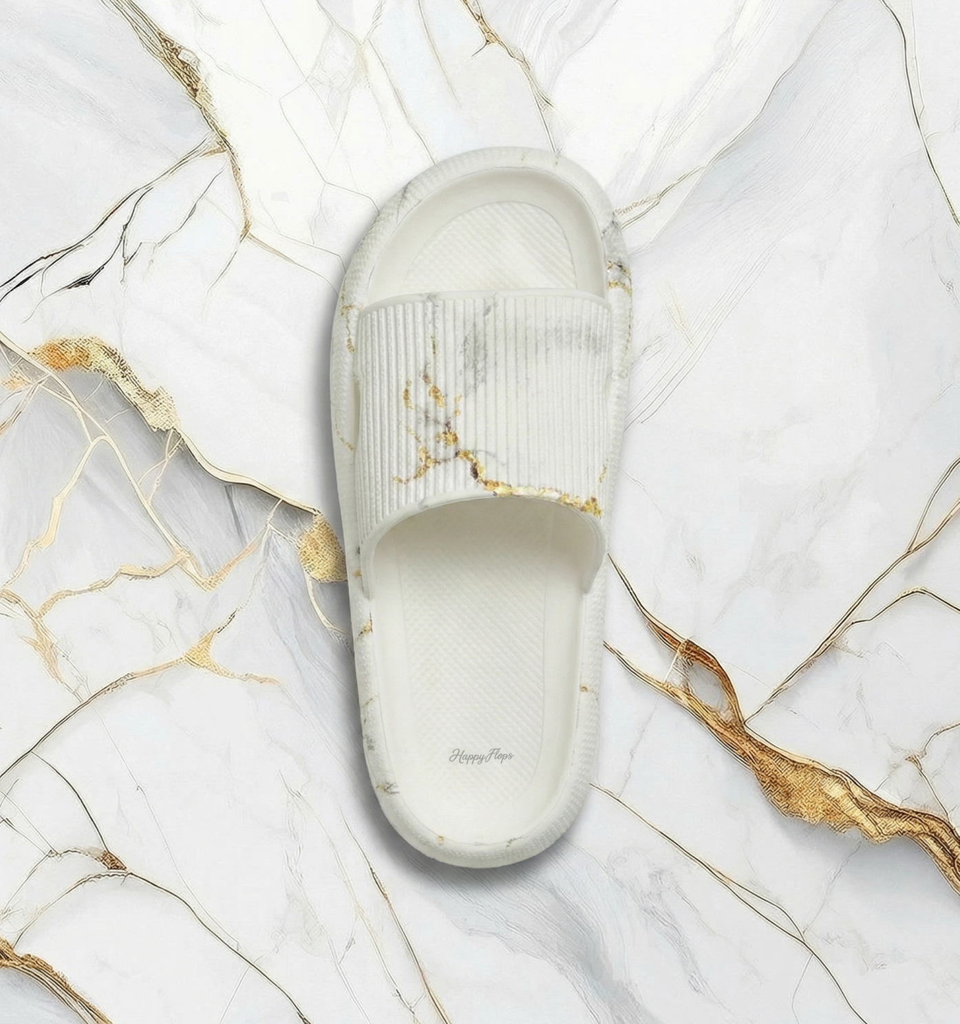 HappyFlops Limited Editions - Vit Marmor